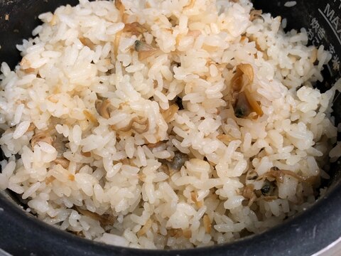 佃煮de簡単あさりの炊き込みご飯